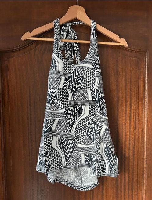Dames topje zwart-wit maat xl merk Mer du Nord, Kleding | Dames, Topjes, Gedragen, Maat 46/48 (XL) of groter, Zwart, Zonder mouw