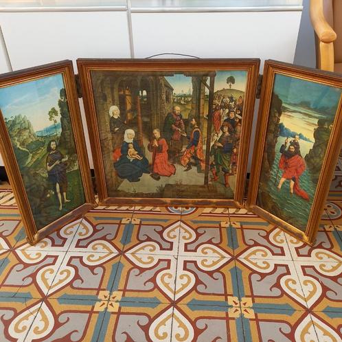 Drieluik.De Parel van Brabant.Dirk Bouts 1410-1475, Antiek en Kunst, Kunst | Schilderijen | Klassiek, Ophalen of Verzenden