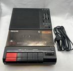 Philips cassetterecorder D6370 1989 - Zwart, Ophalen of Verzenden, Enkel, Philips