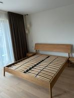 Lit chêne massif Ethnicraft, Huis en Inrichting, Ophalen, Overige kleuren, Design, Tweepersoons