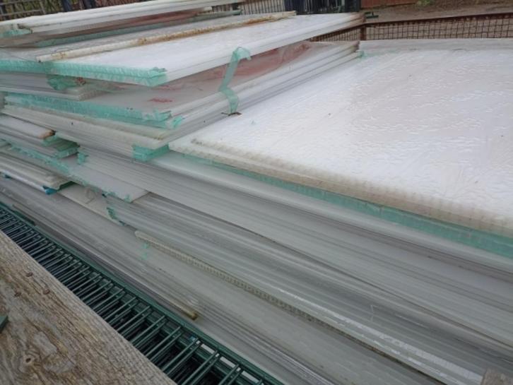polycarbonaatplaten, Doe-het-zelf en Bouw, Platen en Panelen, Zo goed als nieuw, Overige materialen, Minder dan 20 mm, Ophalen