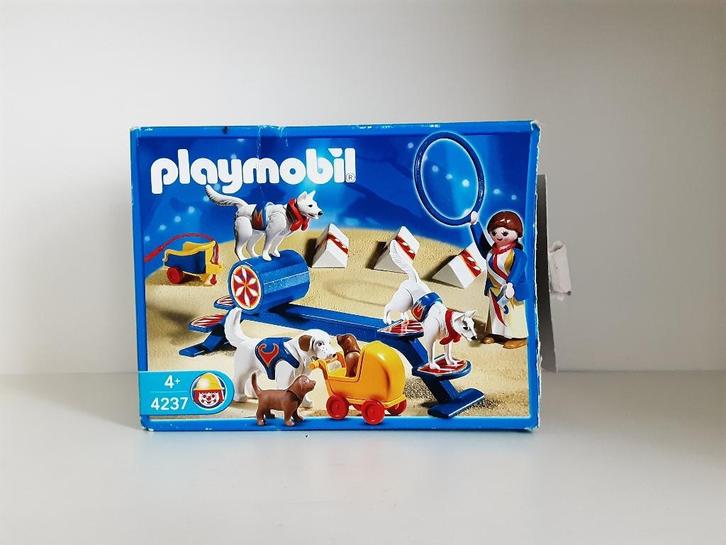 Figurine de chien de cirque PlayMobil - complète, Enfants & Bébés, Jouets | Playmobil, Comme neuf, Ensemble complet, Enlèvement ou Envoi
