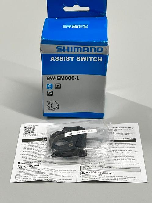 Bouton gauche Shimano Steps SW-EM800-L Switch Unit Assist, Vélos & Vélomoteurs, Accessoires vélo | Autres Accessoires de vélo