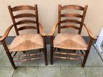 2 stoelen eik franse stijl met riet, Ophalen