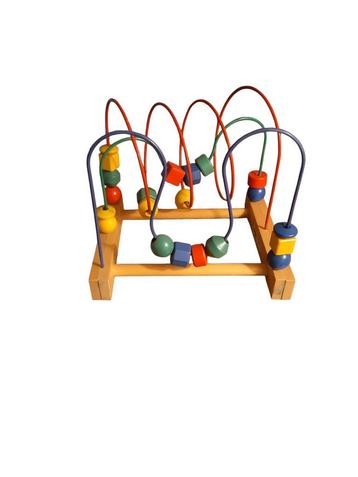 Jeu éducatif en bois – circuit de perles / motricité beschikbaar voor biedingen