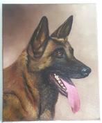 Tableau chien Berger Allemand GERMAN SHEPPARD, Enlèvement ou Envoi