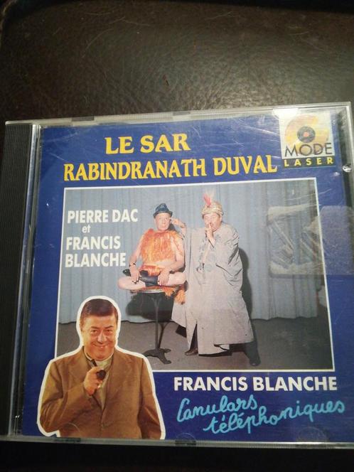 CD - pierre dac et Francis blanche - le Sar rabindranath duv, Cd's en Dvd's, Cd's | Humor en Cabaret, Gebruikt, Ophalen of Verzenden
