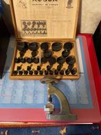 Robure glazenpers met set van klampen, Antiek en Kunst, Antiek | Gereedschap en Instrumenten, Ophalen of Verzenden