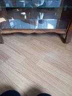 Table de salon vintage, 50 à 100 cm, Verre, Enlèvement, Utilisé