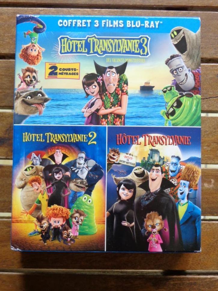 )))  Bluray  Trilogie Hôtel Transylvanie //  Animation  (((, Cd's en Dvd's, Blu-ray, Zo goed als nieuw, Tekenfilms en Animatie