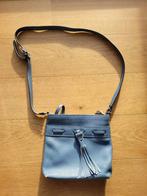 NOBODY Blauwe crossover handtas van echt leer, Handtassen en Accessoires, Tassen | Damestassen, Ophalen of Verzenden, Gebruikt
