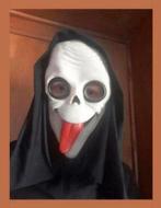 Schreeuwmasker, Hobby en Vrije tijd, Kostuums, Theaterbenodigdheden en LARP, Ophalen of Verzenden, Zo goed als nieuw