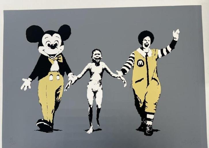 BANKSY Napalm  78 van 300, Antiek en Kunst, Kunst | Litho's en Zeefdrukken, Ophalen