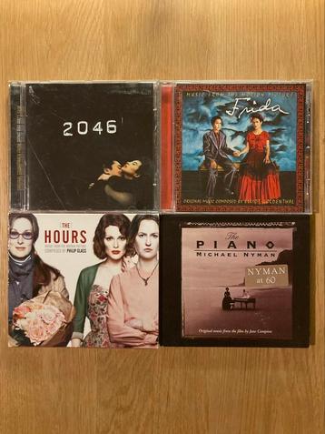 4 bandes de films The Hours, Frida, The Piano, 2046