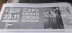 2 tickets voor cyclocross, Ophalen of Verzenden