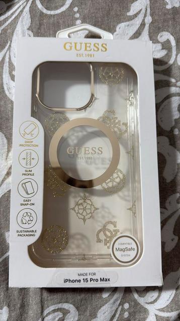 Coque rigide iphone 15 pro max Guess, Télécoms, Enlèvement, Neuf