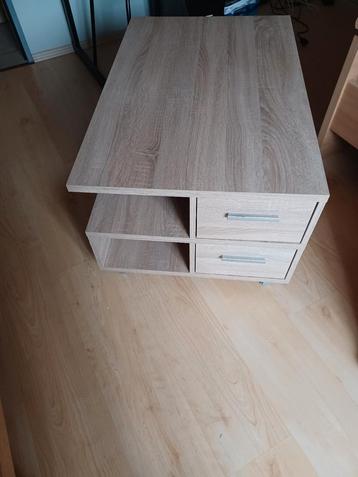 Table basse avec 2 tiroirs