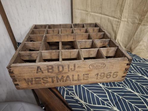 oude bierbak ABDIJ WESTMALLE, 1966, Antiek en Kunst, Curiosa en Brocante, Ophalen of Verzenden