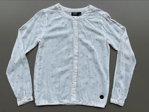 Blouse blanche/dorée JBC 140, Enfants & Bébés, Vêtements enfant | Taille 140, Comme neuf, Fille, Chemise ou Chemisier, Enlèvement ou Envoi