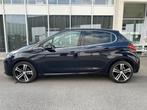 Peugeot 208 1.2i GT Line Automaat in goede staat, Auto's, Peugeot, Automaat, Blauw, Leder, Bedrijf