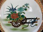 Exclusief Antiek Japans Kutani Porseleinen Bord, Antiek en Kunst, Ophalen of Verzenden