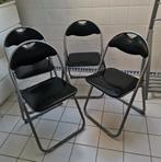 Vouwstoelen, Ophalen, Zwart, Zo goed als nieuw, Vouwstoel