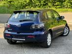 Mazda 3 1.6 Essence 2008 GARANTIE 12 Mois airco, Blauw, Bedrijf, Euro 4, Elektrische buitenspiegels
