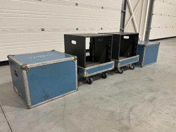 2x flightcase/stolpcase voor 200 euro.