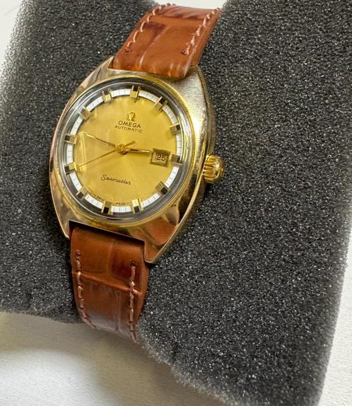 Omega Seamaster - Vintage automatique, Bijoux, Sacs & Beauté, Montres | Hommes, Utilisé, Montre-bracelet, Omega, Acier, Cuir, Enlèvement ou Envoi