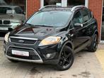 FORD KUGA 2.0D 136PK |DIGITALE AIRCO | KEY LESS START | AUX, Auto's, 4 cilinders, Leder en Stof, Zwart, 5 deurs