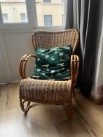 Bamboe/rotan stoel, Huis en Inrichting, Ophalen, Minder dan 75 cm, Riet of Rotan, Zo goed als nieuw