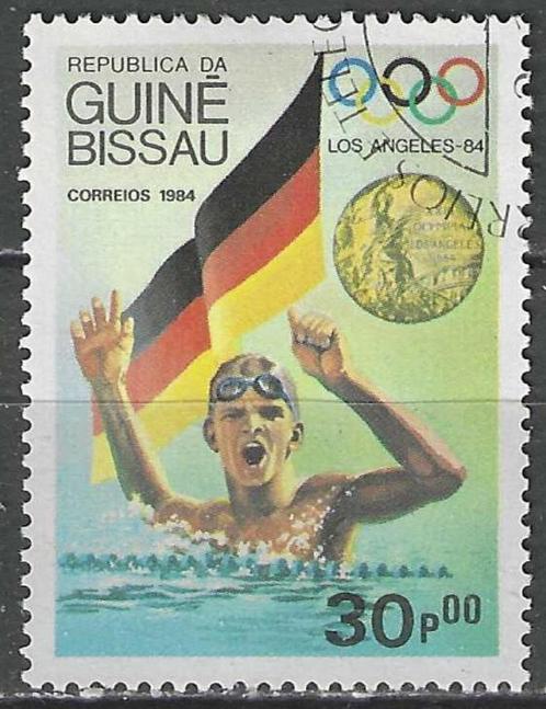 Guinee-Bissau 1984 - Yvert 326 - Los Angeles (ST), Postzegels en Munten, Postzegels | Afrika, Gestempeld, Guinee, Verzenden