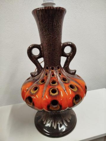 West Germany dripe glaze lampenvoet - vloerlamp beschikbaar voor biedingen