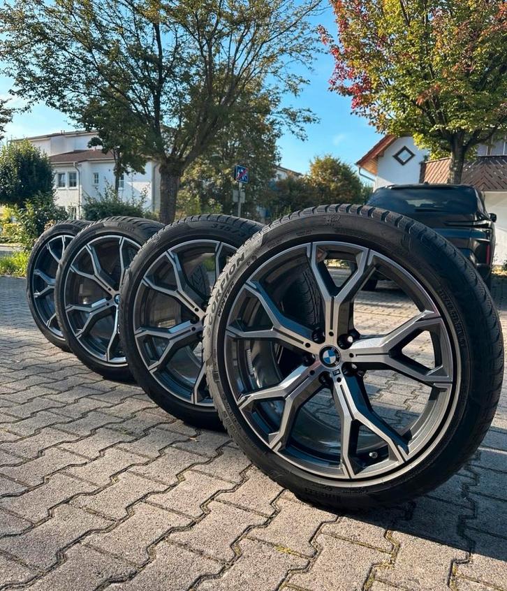 Bmw X5 X6 winterset origineel 21inch met winterbanden, Auto-onderdelen, Banden en Velgen, Banden en Velgen, Winterbanden, Ophalen