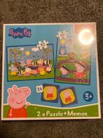 Peppa Pig puzzel 30/48 stuks + memory cards (nieuw), Kinderen en Baby's, Speelgoed | Kinderpuzzels, Nieuw, Ophalen of Verzenden