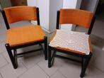 stoelen, Twee, Gebruikt, Retro, Hout