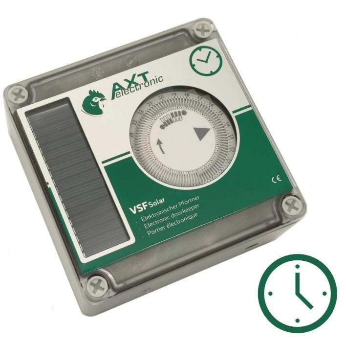 Automatische kippendeuropener VSF met timer, Dieren en Toebehoren, Pluimvee | Toebehoren, Nieuw, Kippenhok of Kippenren, Ophalen