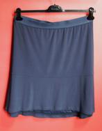 M152. Jupe en bleu doublée pour dame de taille 46., Mayerline, Blauw, Maat 46/48 (XL) of groter, Ophalen of Verzenden