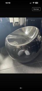 Pouf design noir, Enlèvement, Utilisé