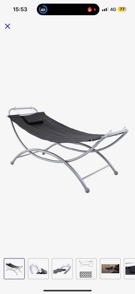 Hangmat in nieuwstaat, Tuin en Terras, Hangmatten, Nieuw, Meerpersoons, Met standaard, Ophalen