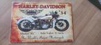 Plaque métallique Harley-Davidson. Nouveau. 30 x 20 cm, Collections, Enlèvement ou Envoi, Panneau publicitaire, Neuf