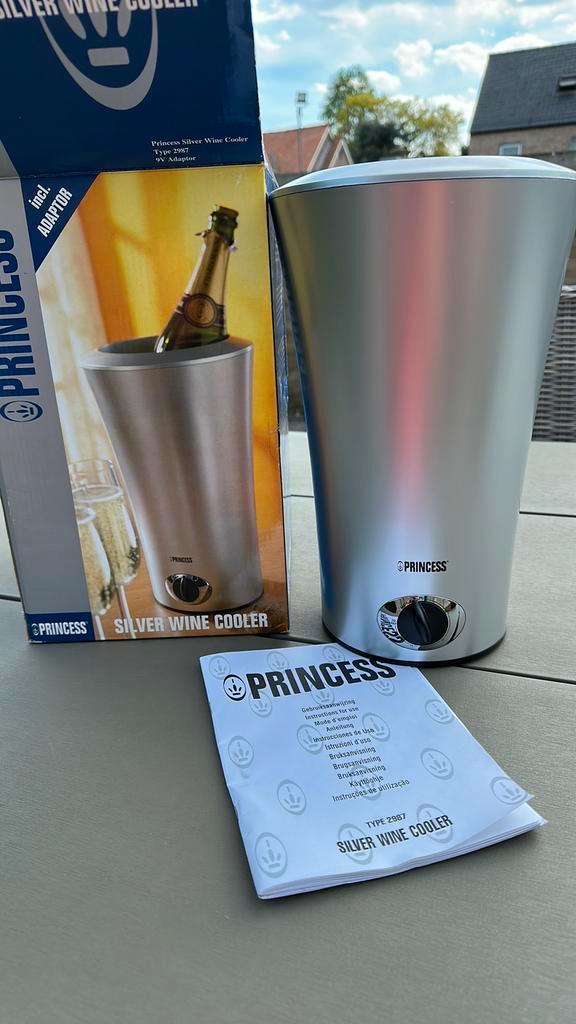 Princess Silver Wine Cooler, Elektronische apparatuur, Koelkasten en IJskasten, Nieuw, Ophalen