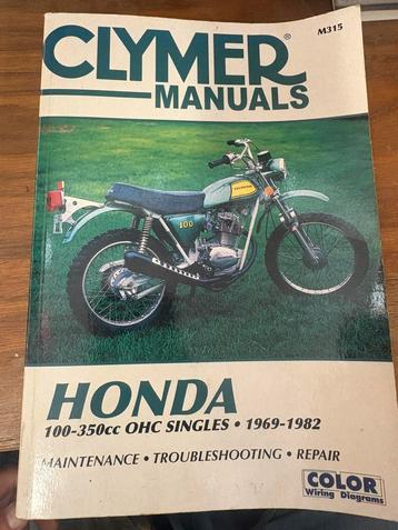 Manual honda 125 cc - 1969 - 1982  beschikbaar voor biedingen
