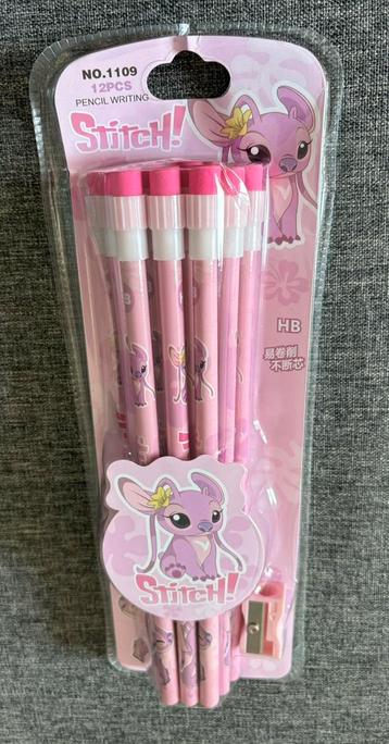 Crayon ordinaire couleur taille crayon gomme plumier STITCH beschikbaar voor biedingen
