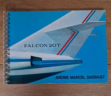Avions Marcel Dassault Falcon 20T RARE catalogue plaquette   beschikbaar voor biedingen