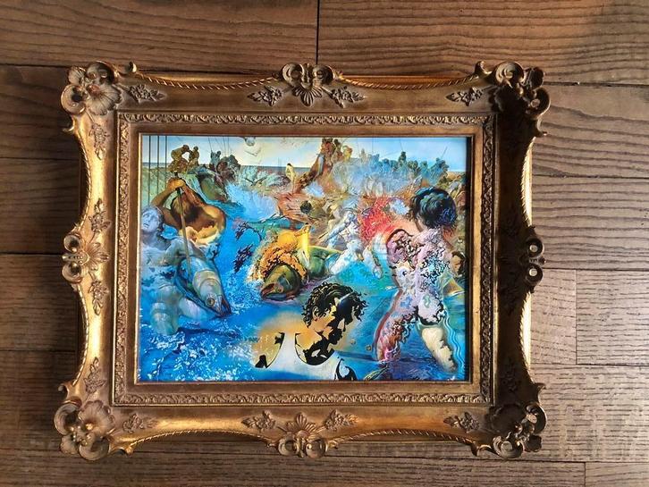 salvador dali - la pêche au thon (reproductie), Antiek en Kunst, Kunst | Litho's en Zeefdrukken, Ophalen of Verzenden