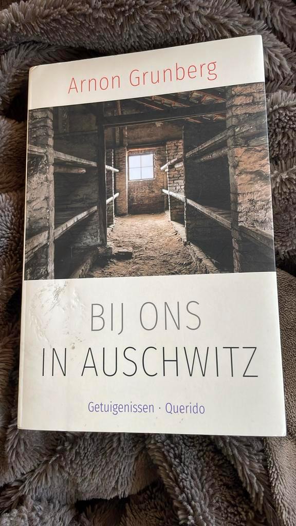 Arnon Grunberg - Bij ons in Auschwitz, Boeken, Overige Boeken, Zo goed als nieuw, Ophalen of Verzenden