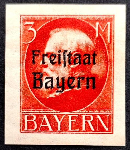 Duitse staten: 3 Mark Beieren 1919, Postzegels en Munten, Postzegels | Europa | Duitsland, Overige periodes, Ophalen of Verzenden