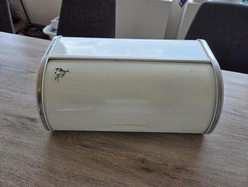 Witte Brood trommel van Brabantia beschikbaar voor biedingen