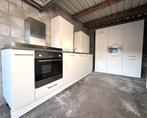 Witte Moderne Recht Keuken Compleet+Toestellen+ Gedemonteerd, Huis en Inrichting, Keuken | Complete keukens, Ophalen of Verzenden